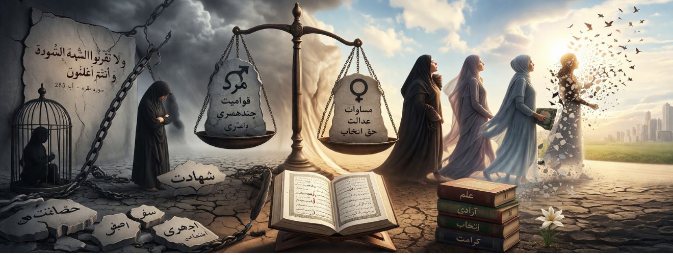 تصویری مفهومی از نابرابری جنسیتی در متون قرآن