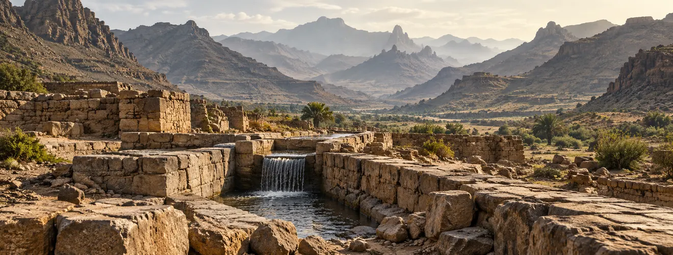 چشم‌انداز تاریخی سنگ و آبراه در جنوب عربستان؛ موضوع الرحمن پیش از اسلام